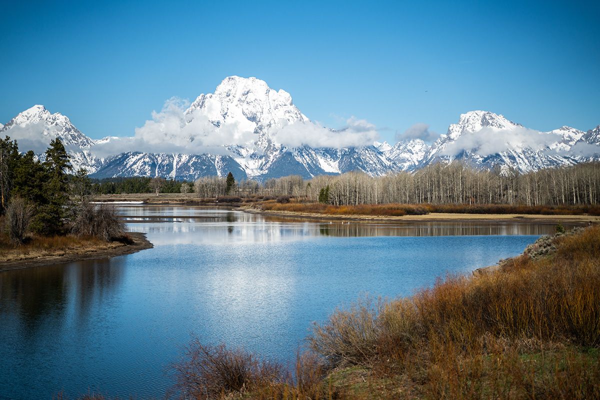 Mount Moran over Oxbow Bend, Grand Teton National Park